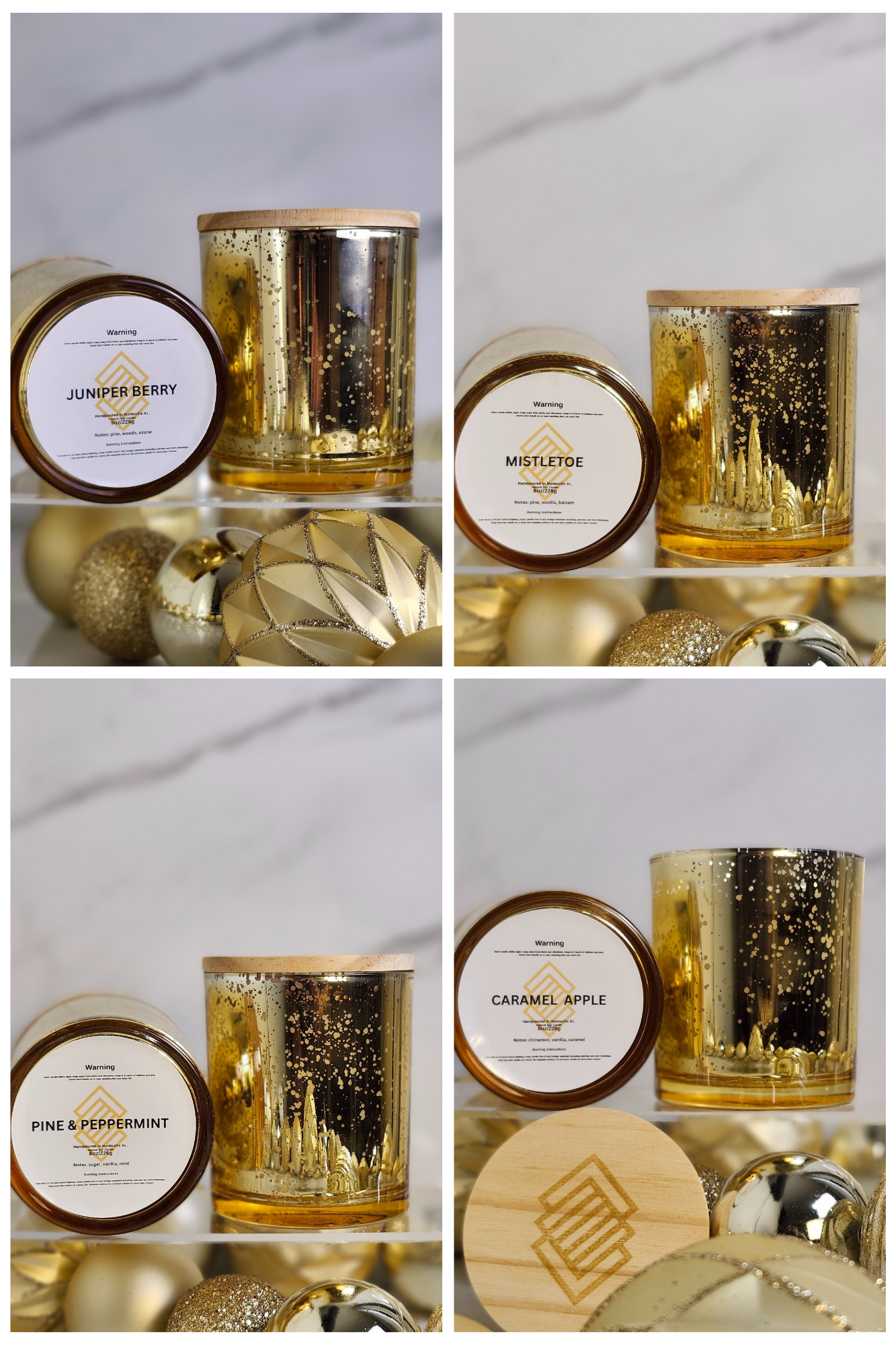 9oz Christmas Candle Collection
