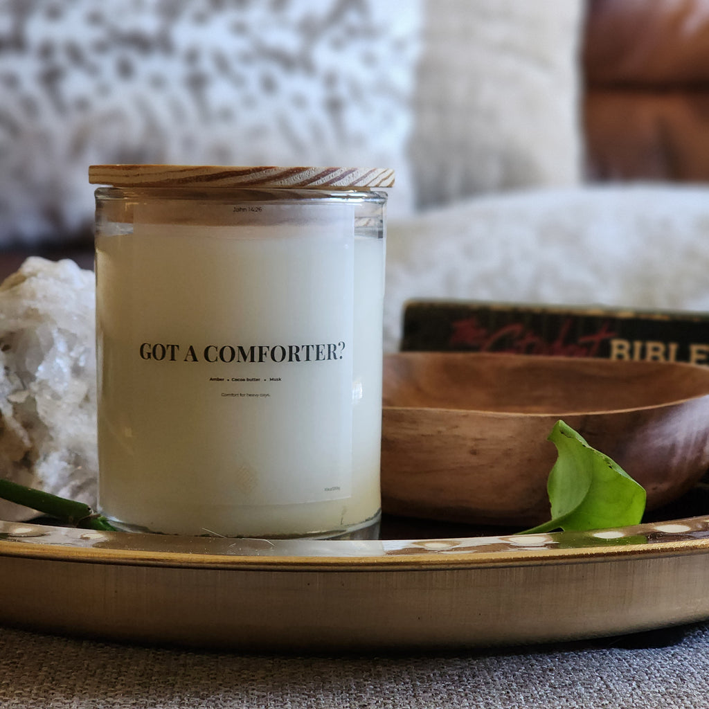 Got a Comforter?  - Soy Wax Candle 11oz with Lid