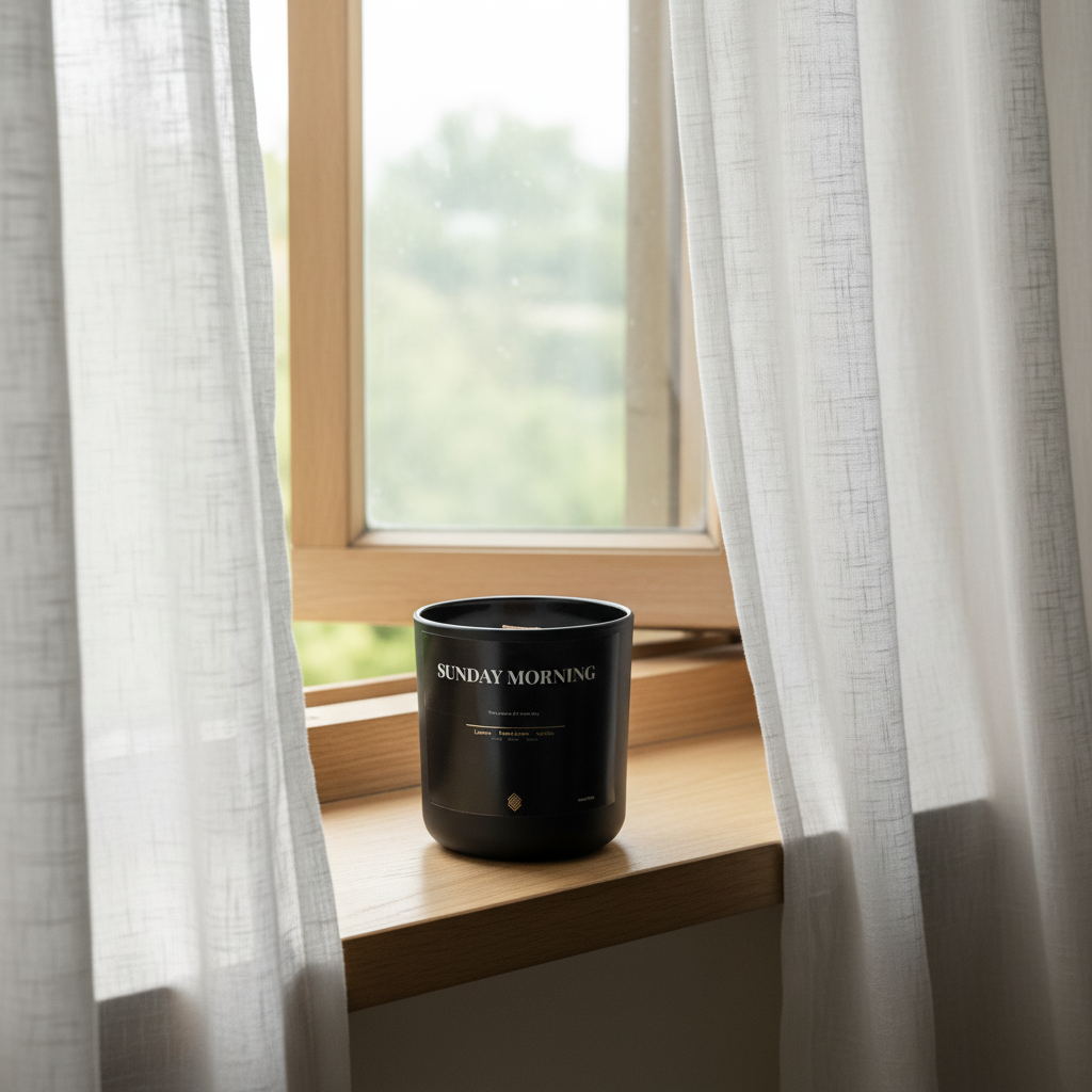 Sunday Morning 13oz Soy Candle with wood wick