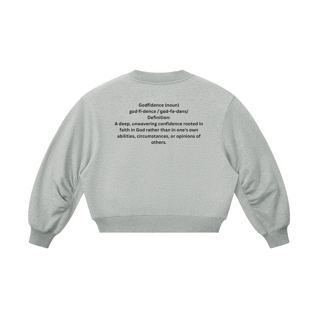 Women’s Crop V-Neck Sweatshirt