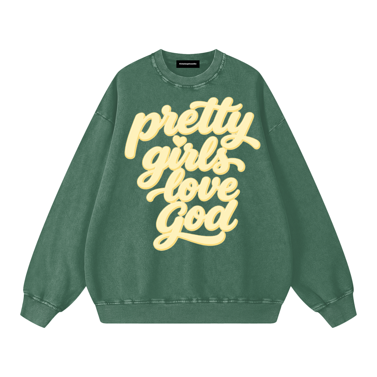 Snow Washed Oversized Sweatshirt