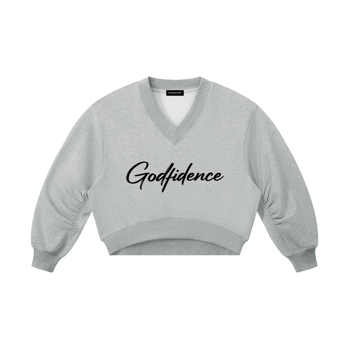 Women’s Crop V-Neck Sweatshirt