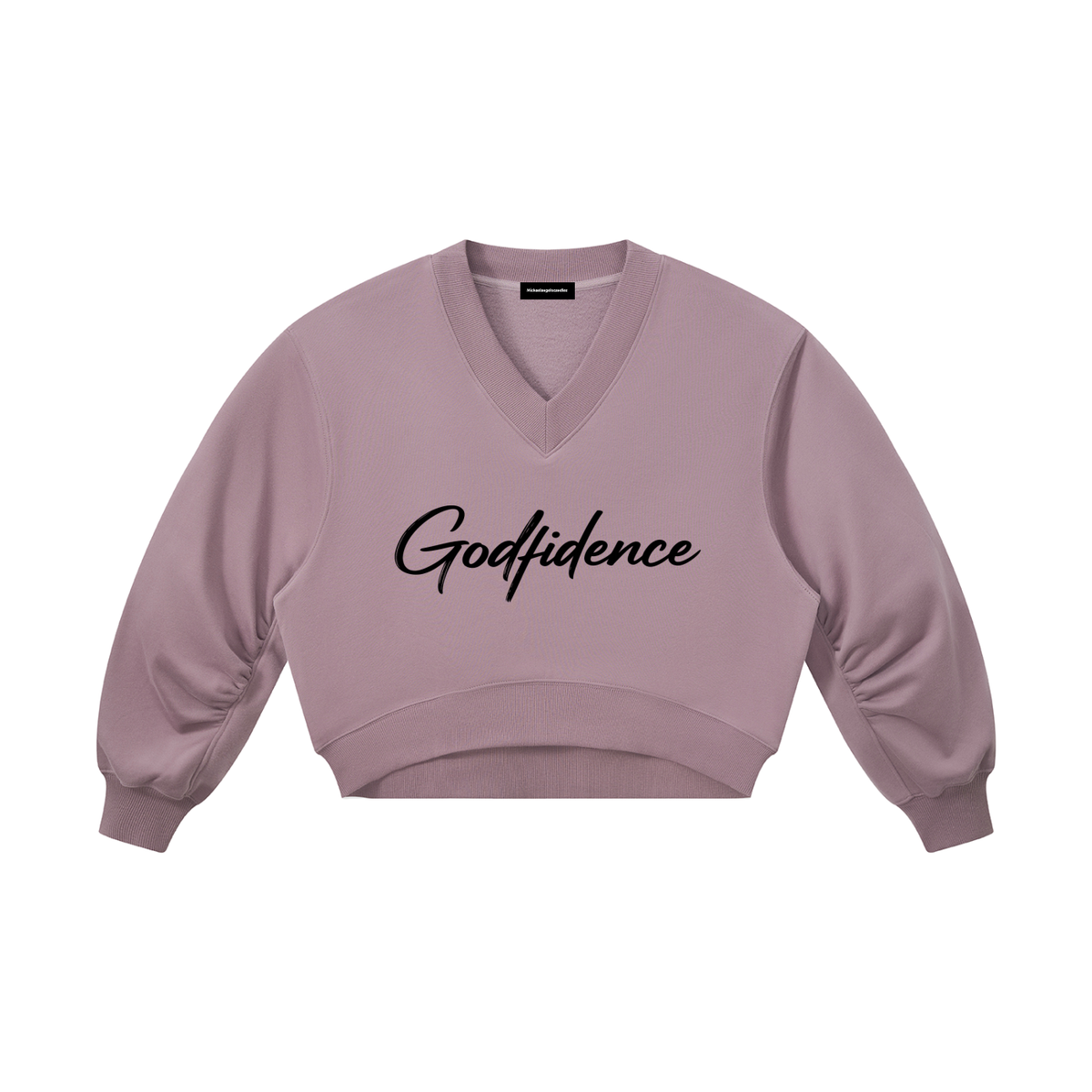Women’s Crop V-Neck Sweatshirt