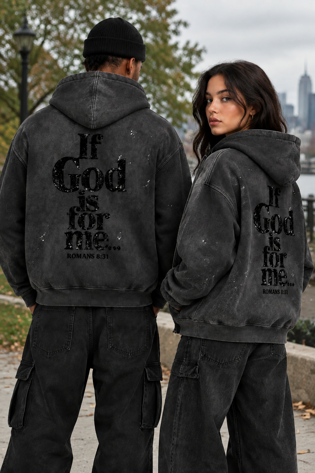 Vintage Washed Frayed Fleece Hoodie
