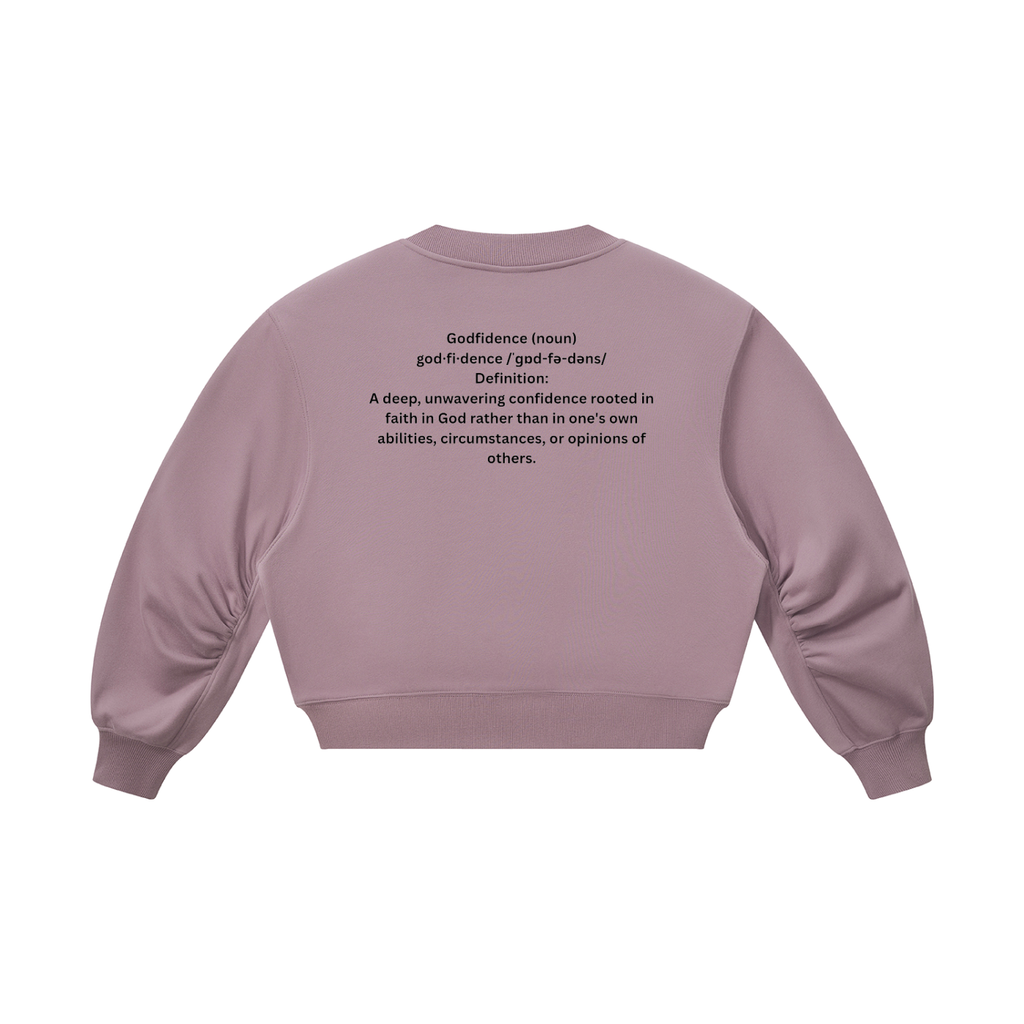 Women’s Crop V-Neck Sweatshirt