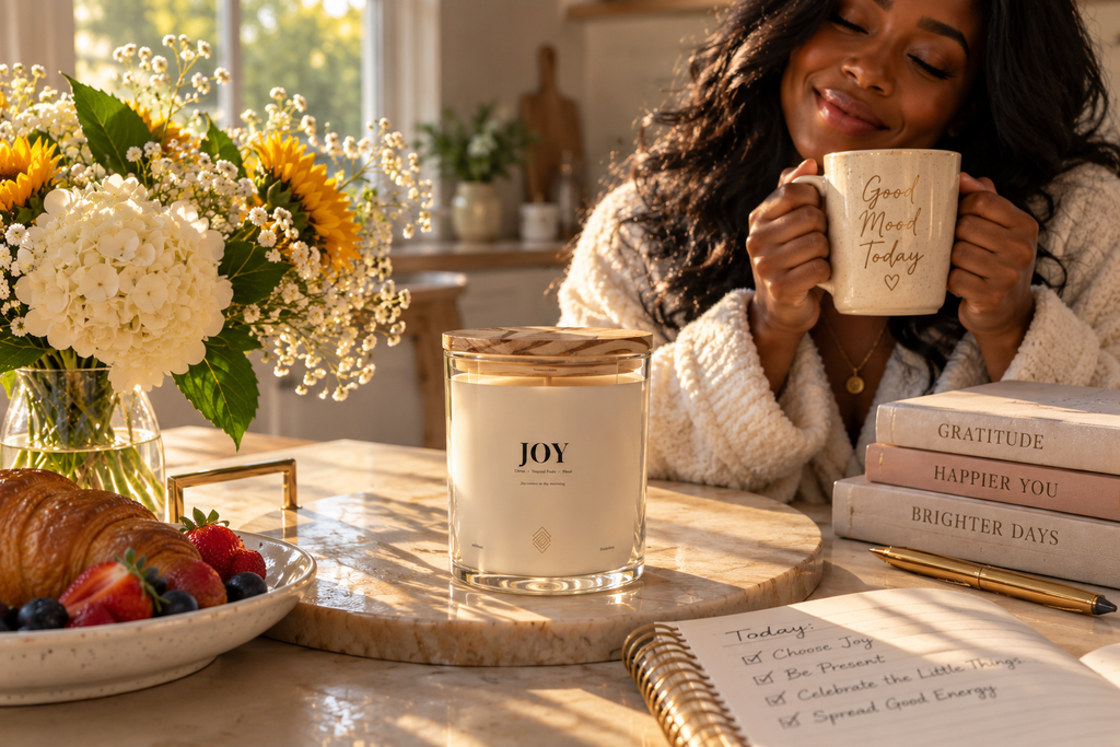 Joy - Soy Wax Candle 10oz with Lid