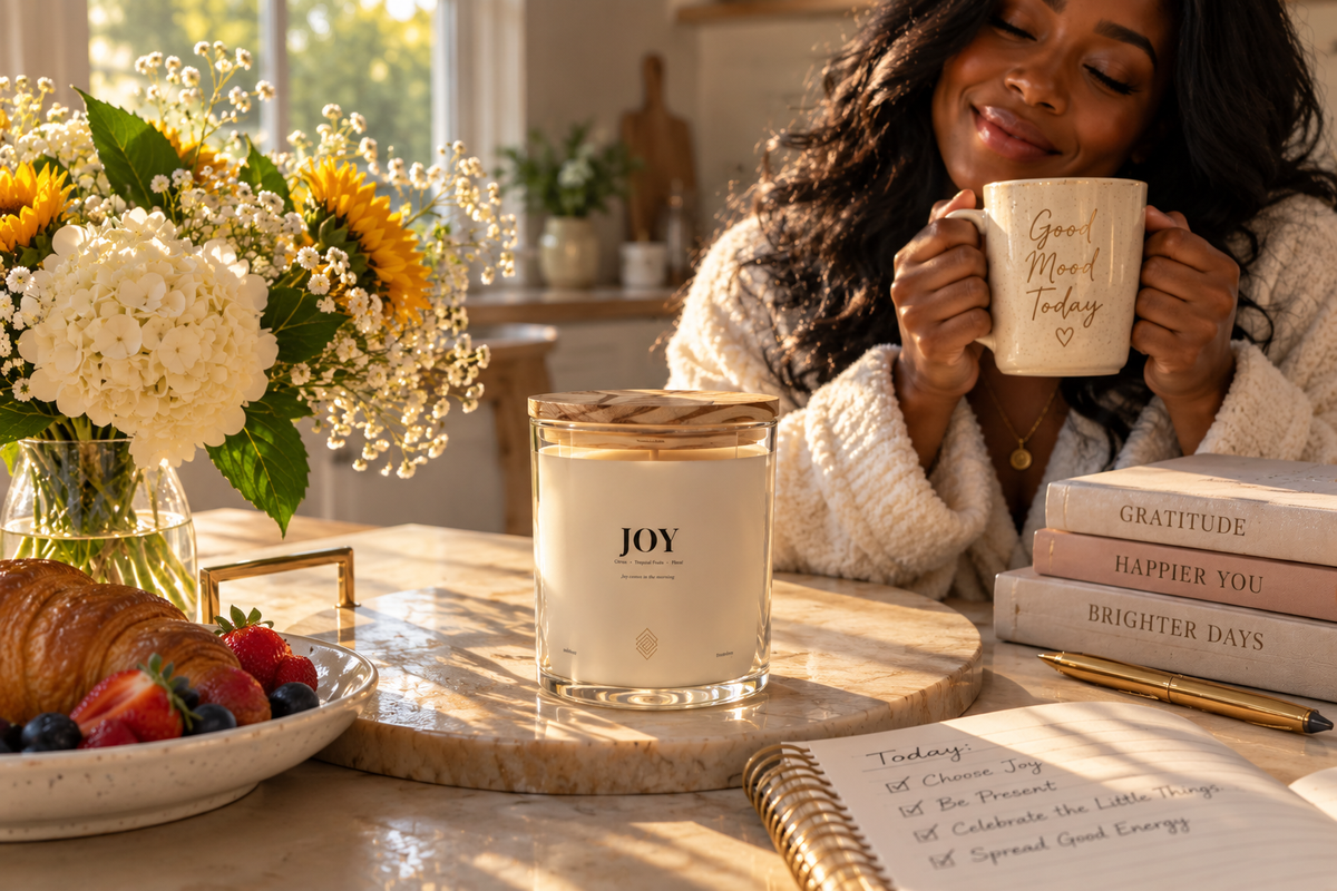 Joy - Soy Wax Candle 10oz with Lid