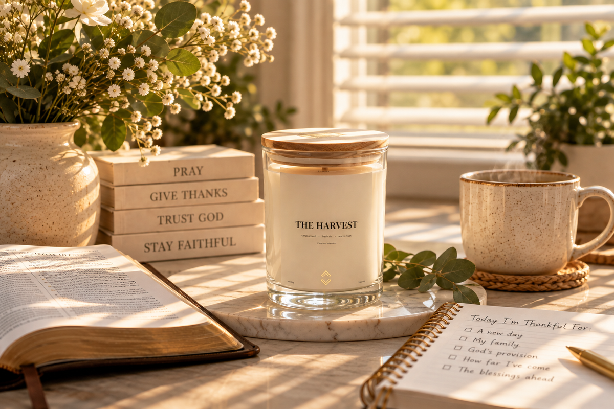 The Harvest - Soy Wax Candle 10oz with Lid