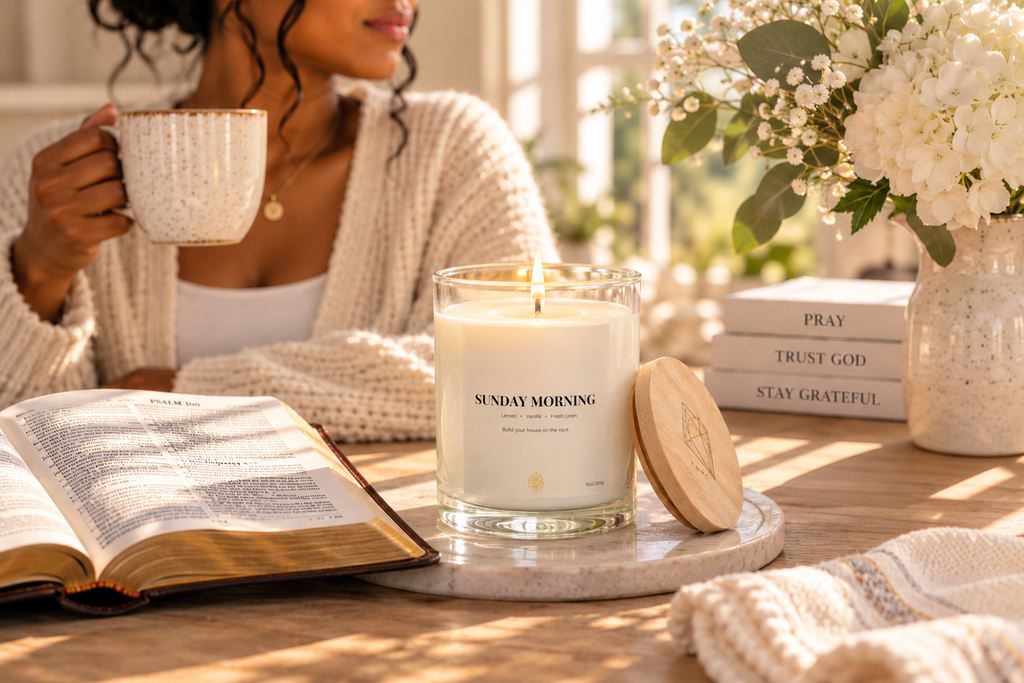 Sunday Morning - Soy Wax Candle 10oz with Lid