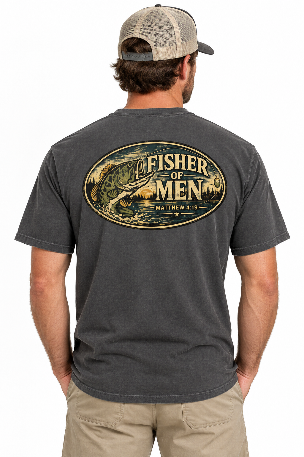 Special order:  Fisher Of Men Vintage Wash Boxy Distressed Hem T-Shirt
