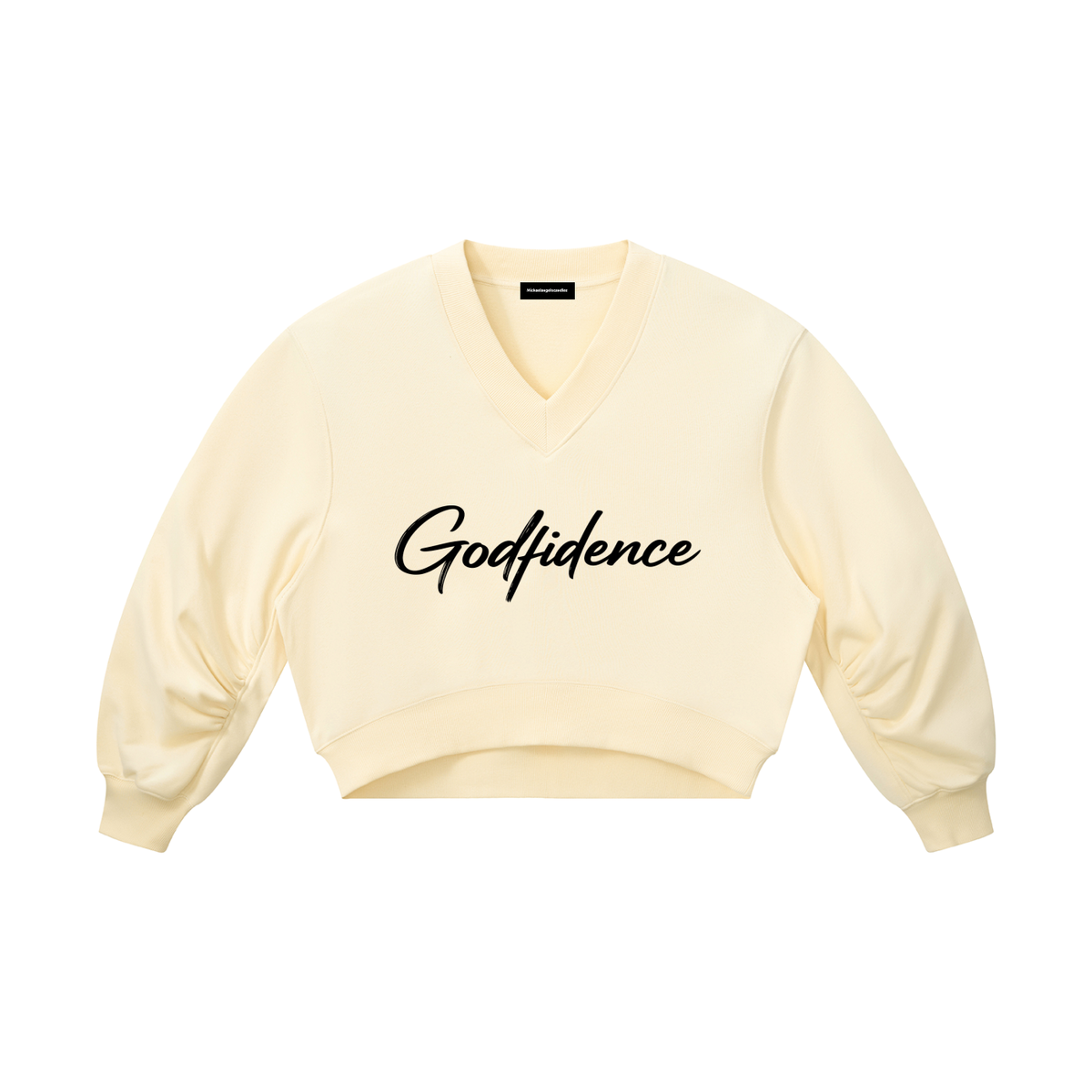 Women’s Crop V-Neck Sweatshirt