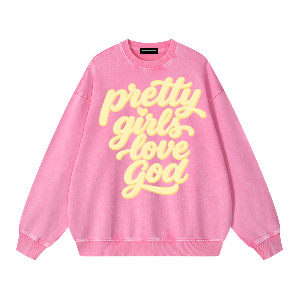 Snow Washed Oversized Sweatshirt