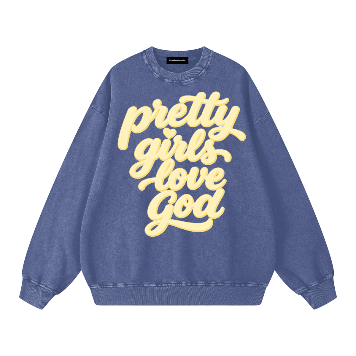 Snow Washed Oversized Sweatshirt