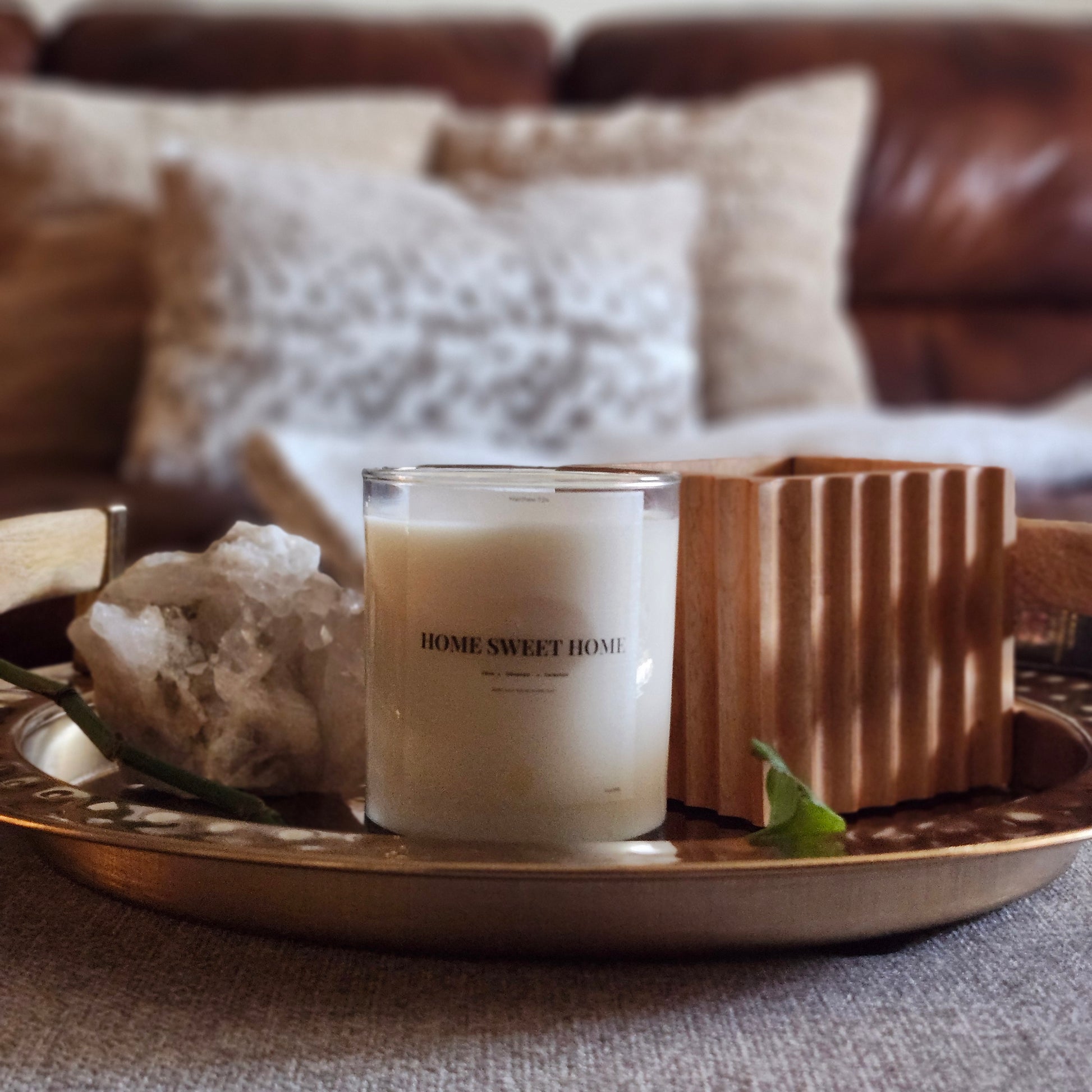 Home Sweet Home - Soy Wax Candle 11oz with Lid