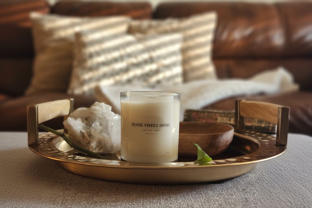Home Sweet Home- Soy Wax Candle 11oz with Lid