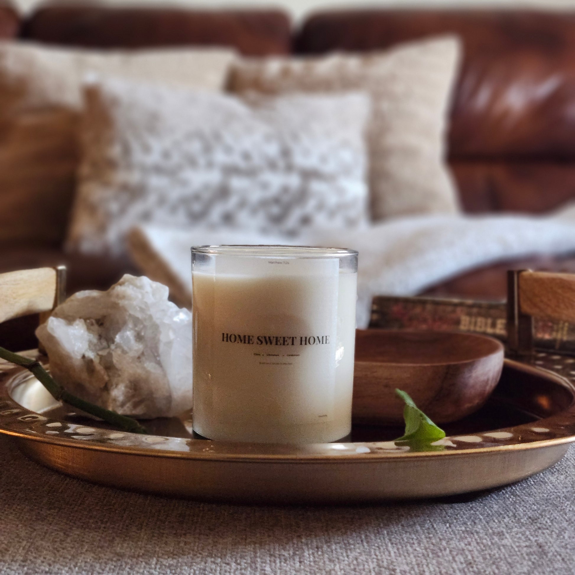 Home Sweet Home - Soy Wax Candle 11oz with Lid