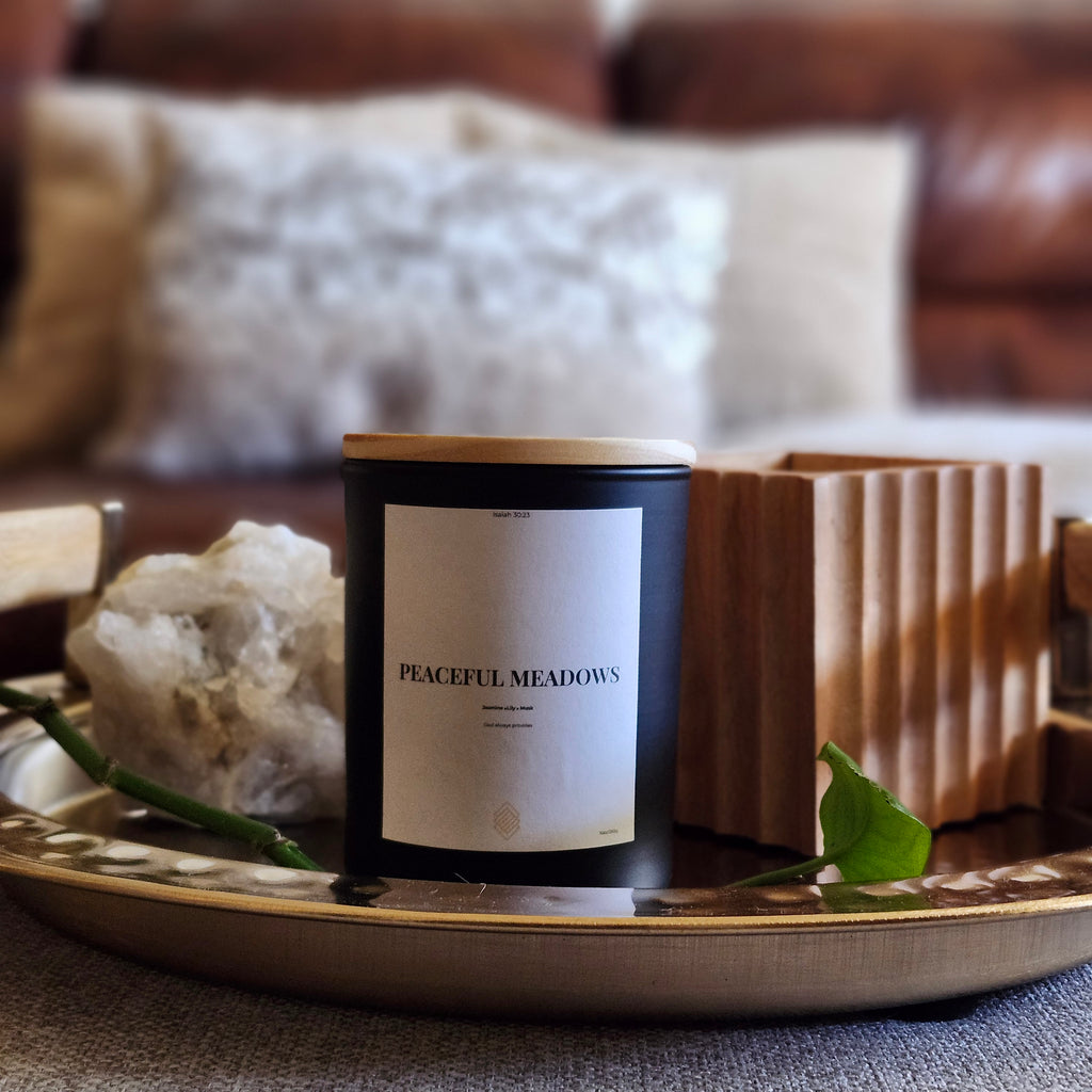 Peaceful Meadows - Soy Wax Candle With Lid 11oz