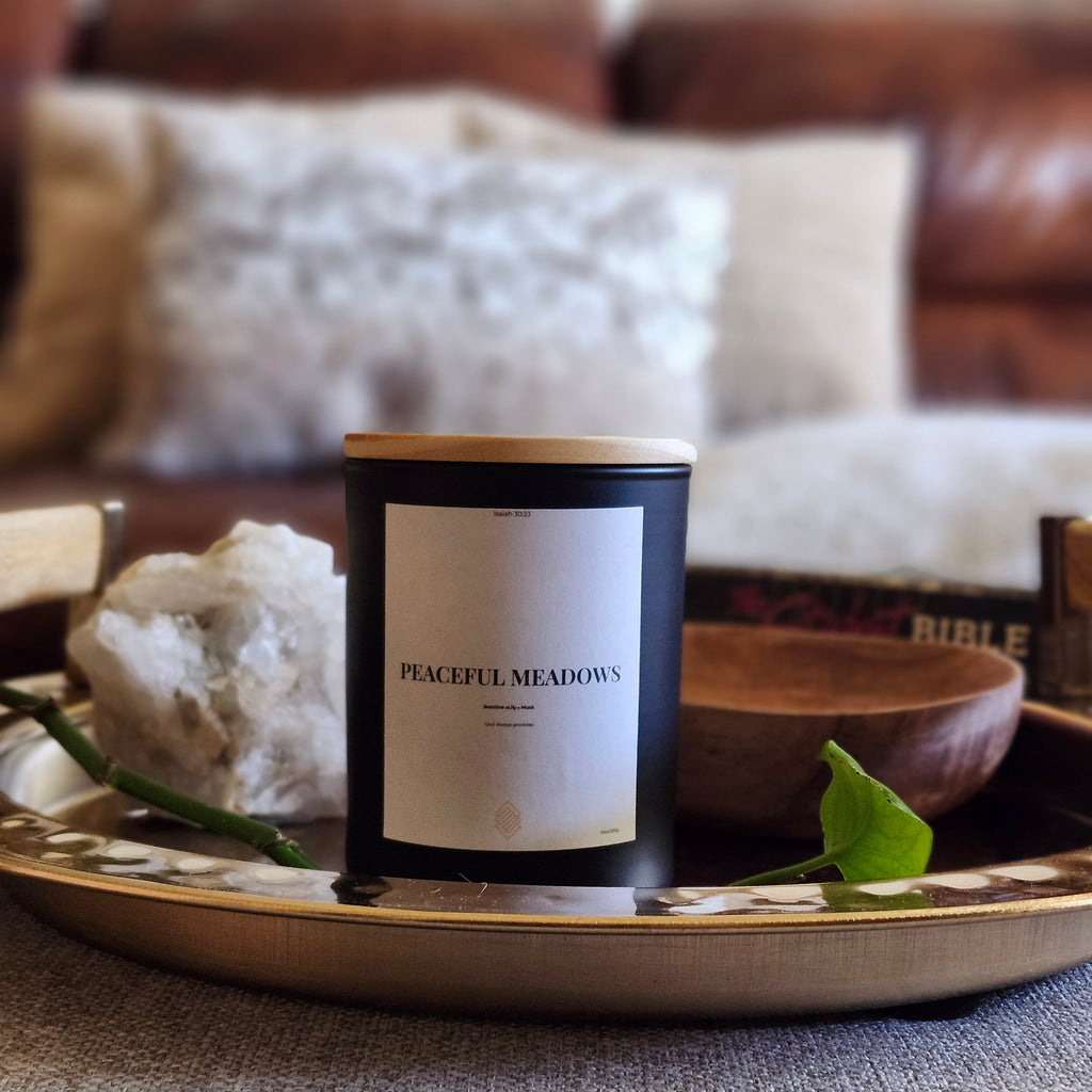 Peaceful Meadows - Soy Wax Candle With Lid 11oz