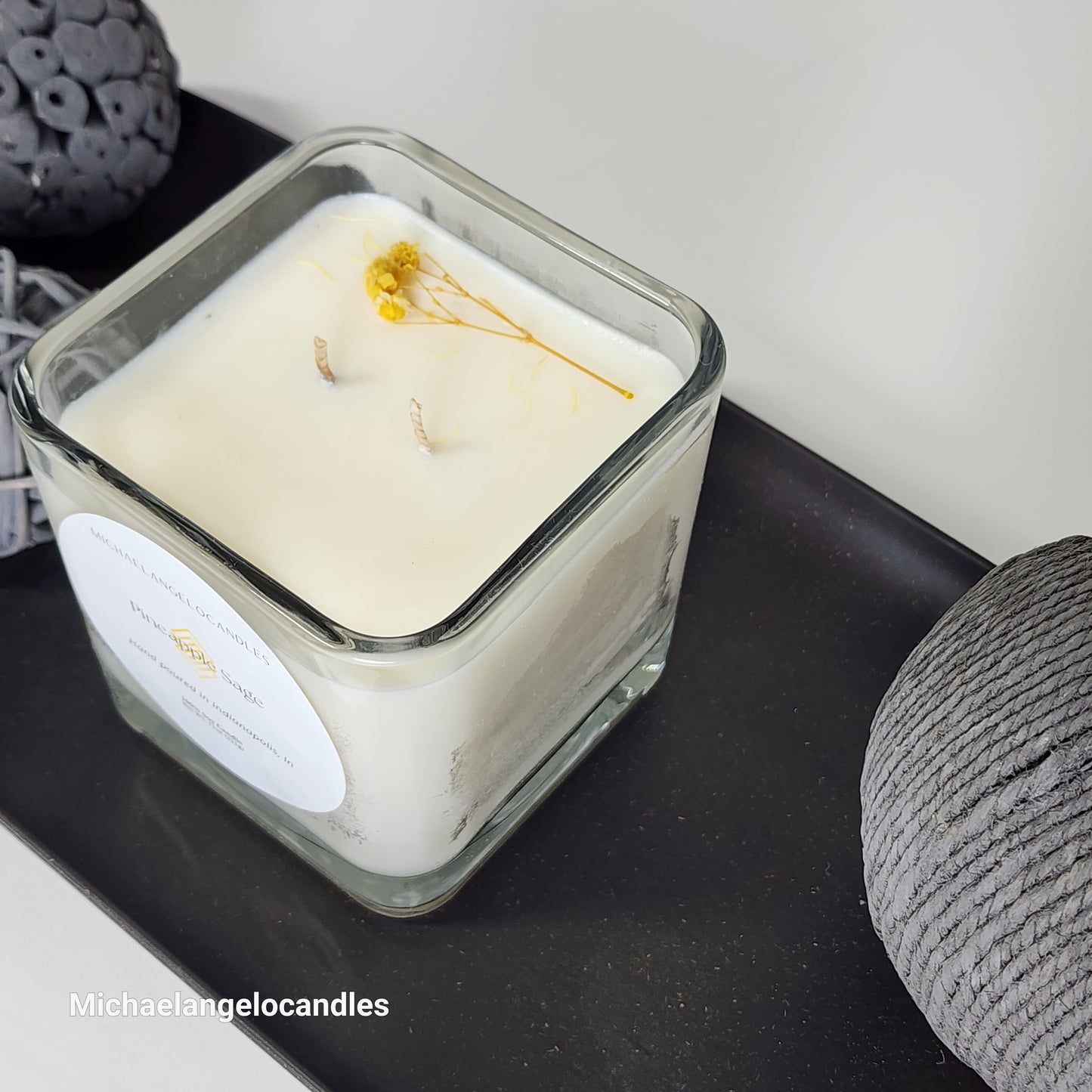 Pineapple Sage - Soy Wax Candle 11oz