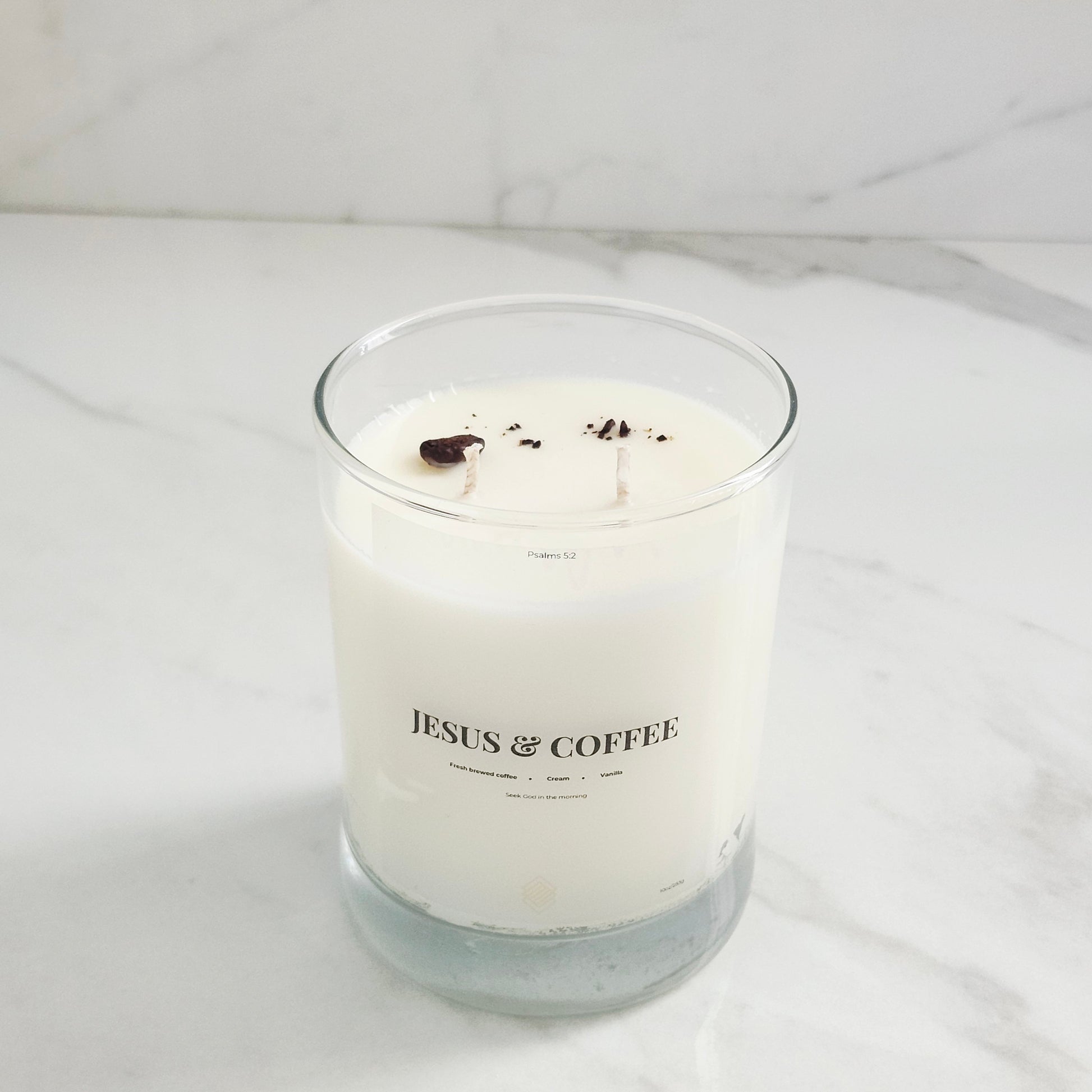 Jesus & Coffee - Soy Wax Candle 11oz with Lid