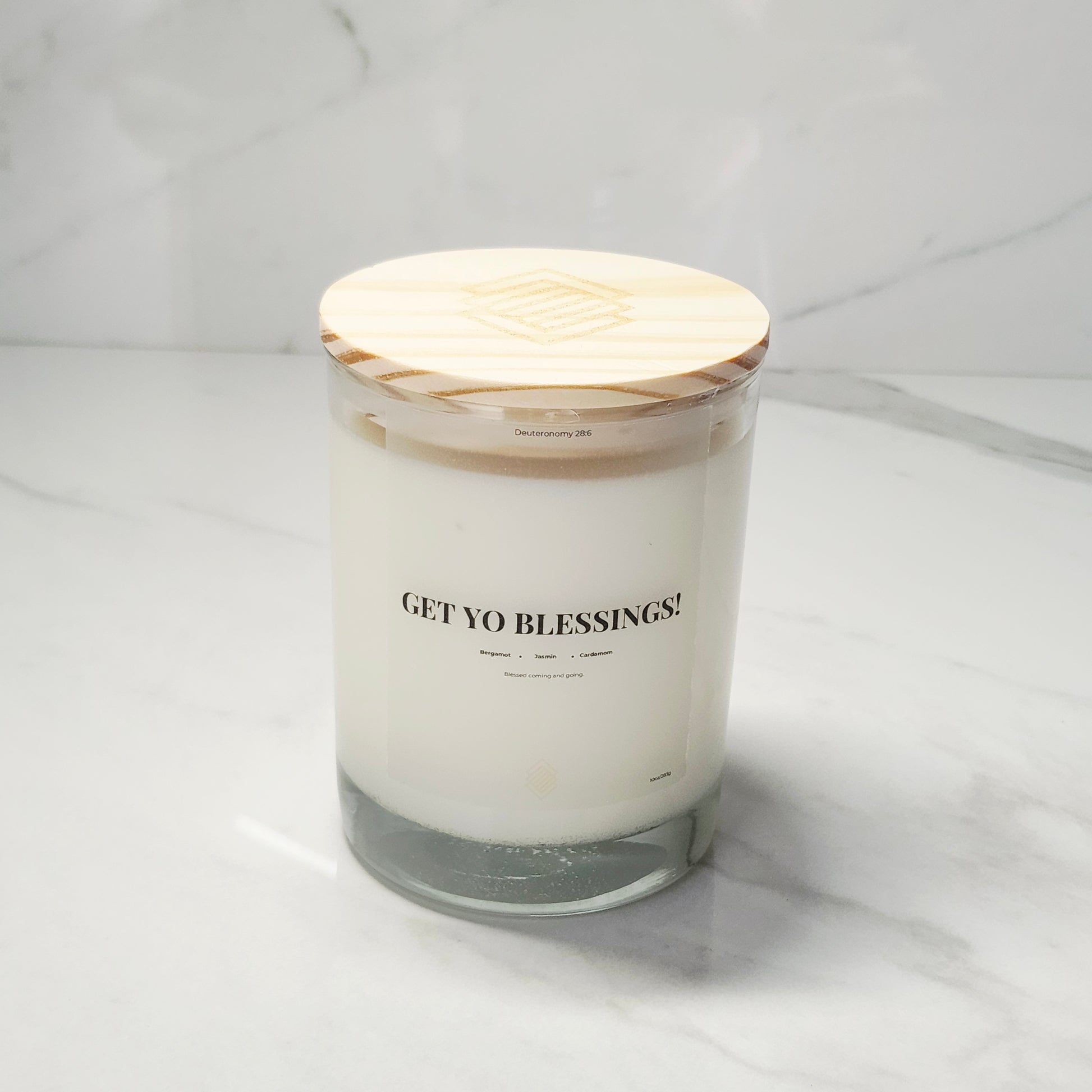 Get Yo Blessings! - Soy Wax Candle 11oz with Lid