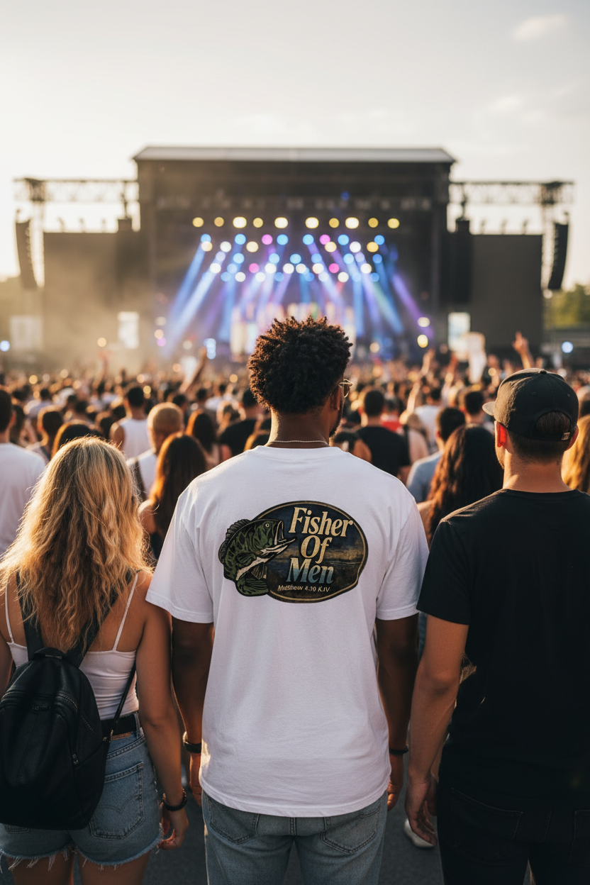 Fisher Of Men- White T Shirt