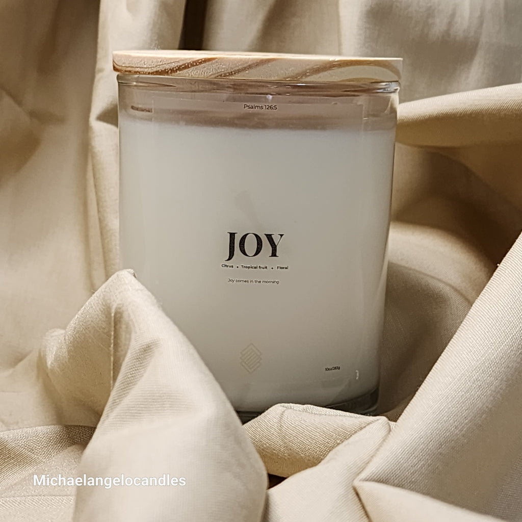Joy - Soy Wax Candle 11oz with Lid