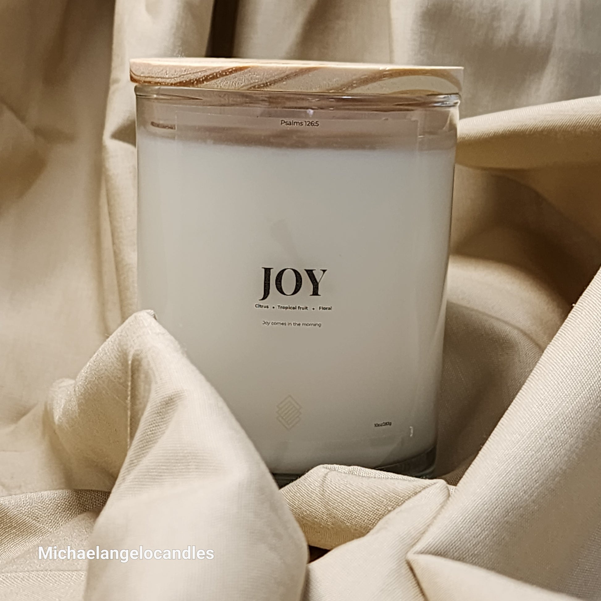 Joy - Soy Wax Candle 11oz with Lid