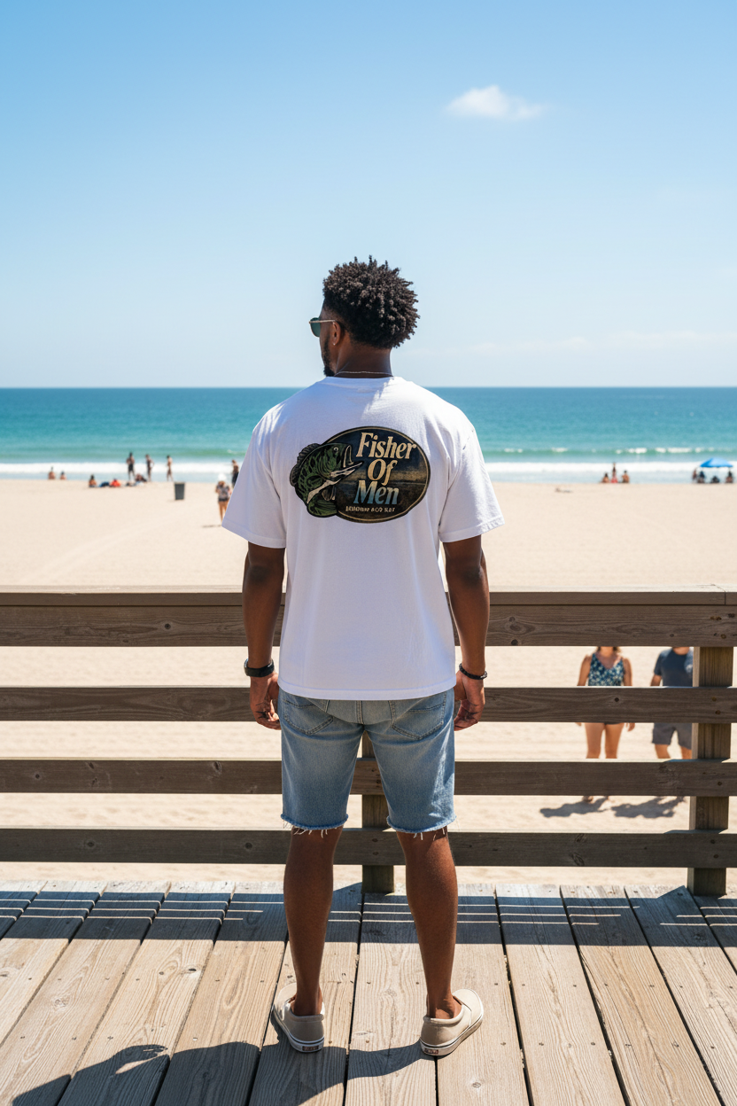 Fisher Of Men- White T Shirt