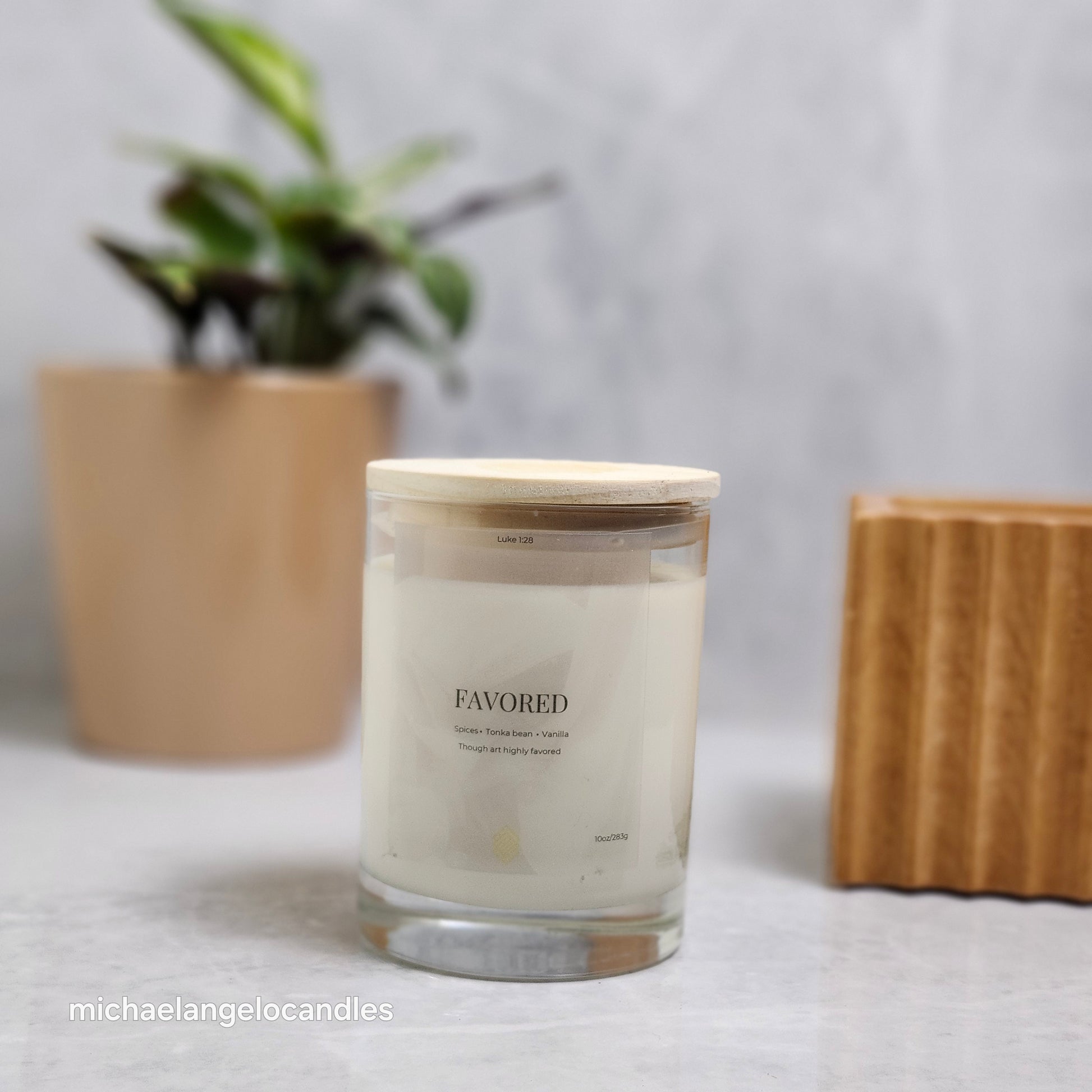 Favored - Soy Wax Candle 11oz with Lid