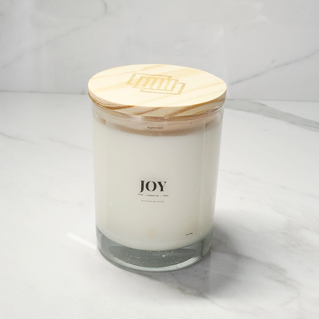 Joy - Soy Wax Candle 11oz with Lid