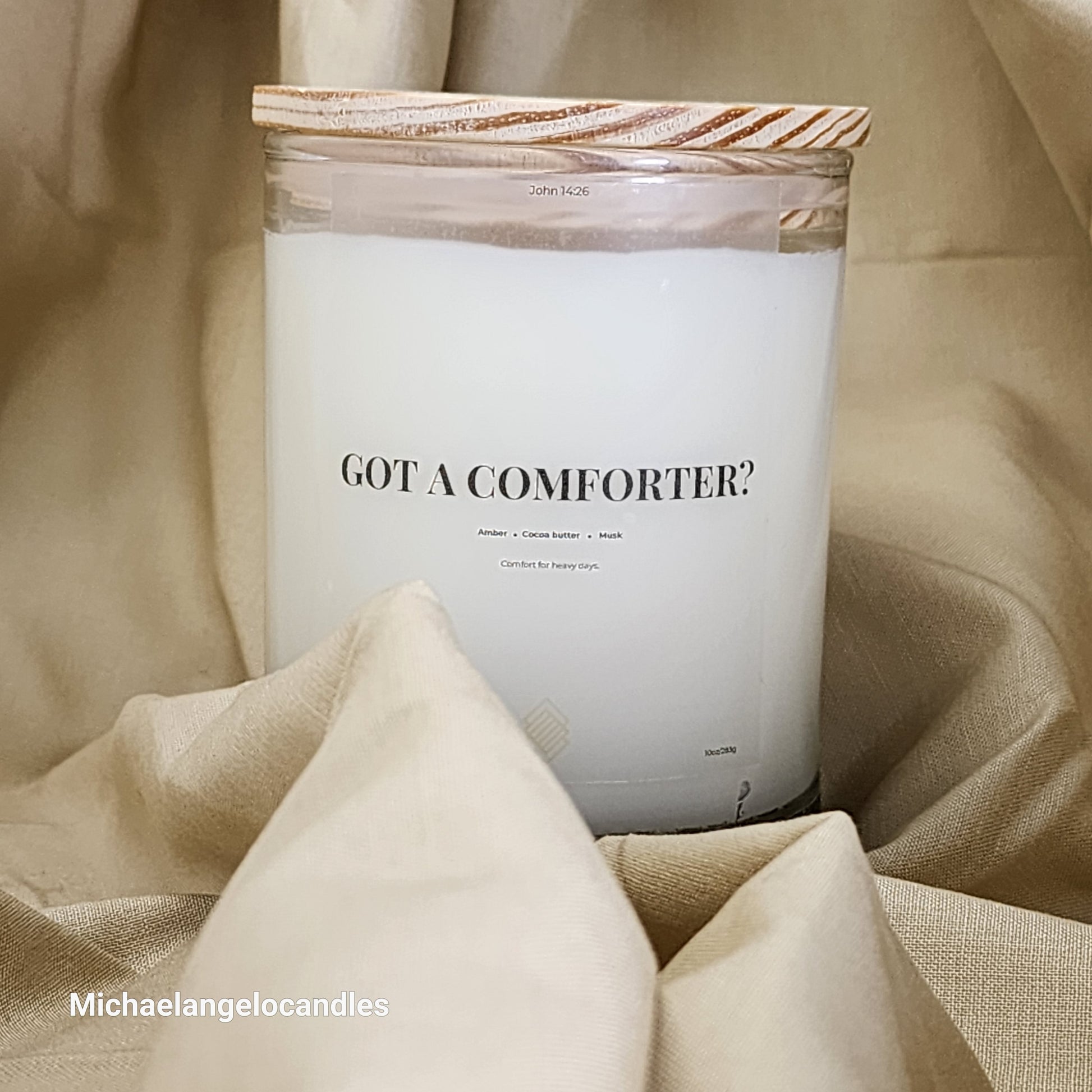 Got a Comforter?  - Soy Wax Candle 11oz with Lid