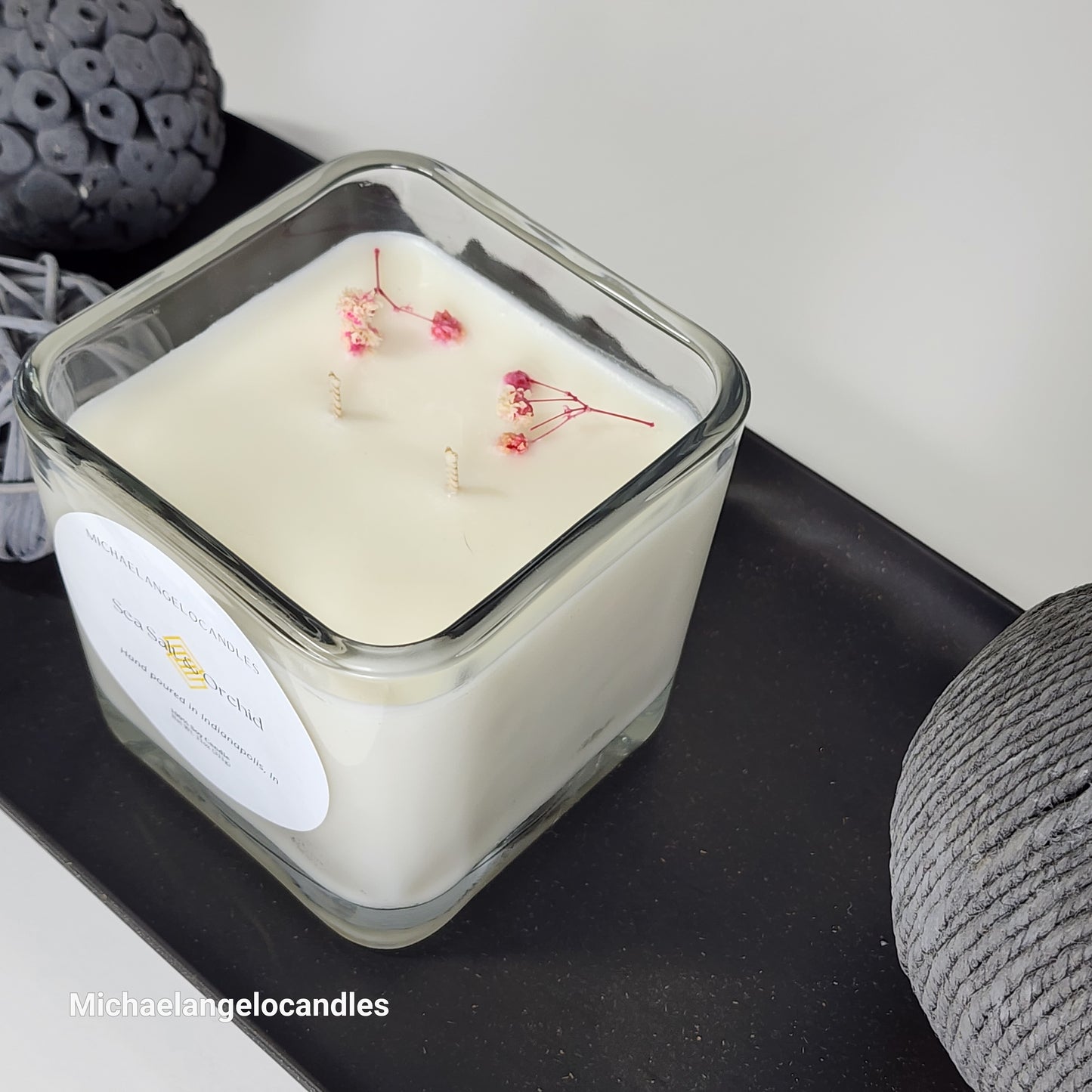 Sea Salt & Orchid - Soy Wax Candle 11oz