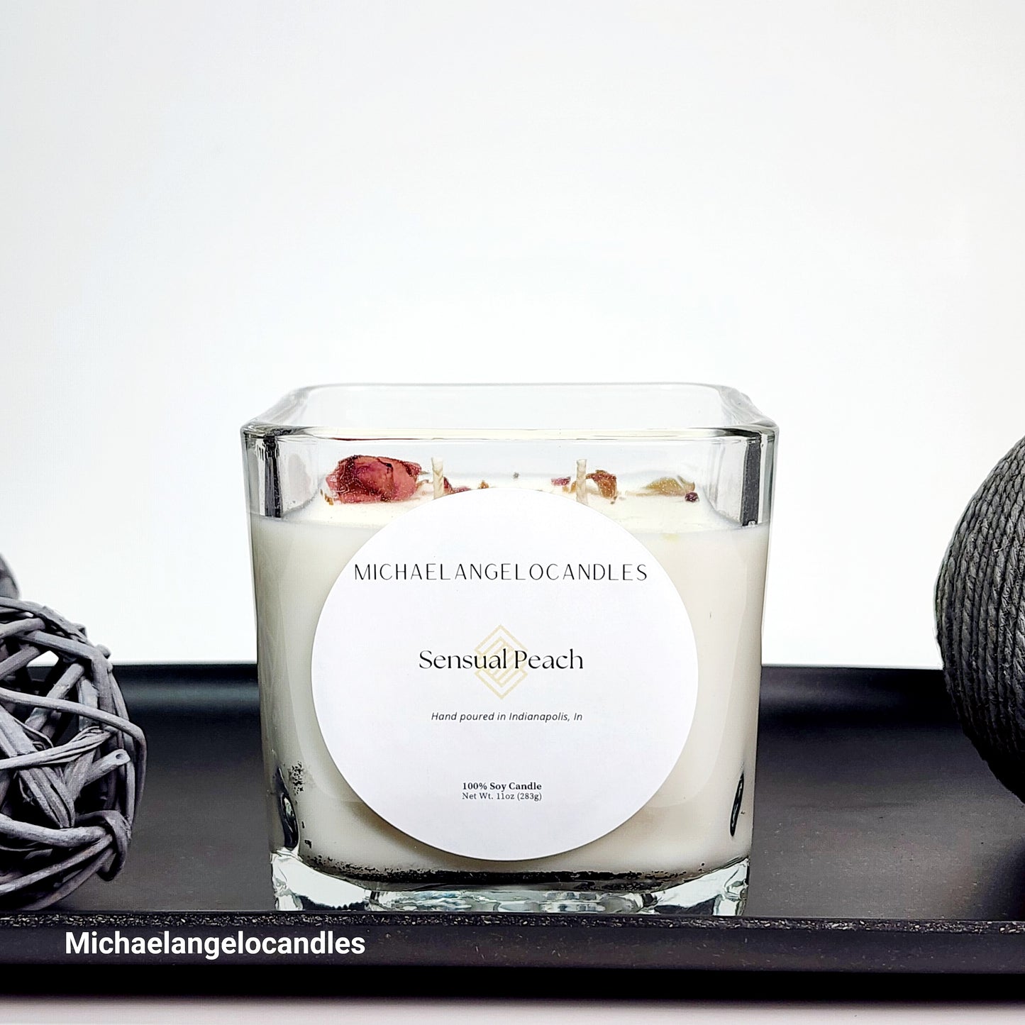 Sensual Peach - Soy Wax Candle 11oz